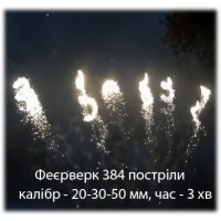 Фейерверк-шоу - Парковый фейерверк на детский праздник в Киеве (3 мин / 384 заряда) от 18.05.2020