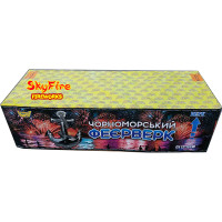 Чорноморський феєрверк СУ 12-166W на 166 выстрелов, калибр 20-25-30 мм, веерный
