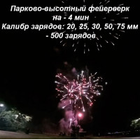 Фейерверк-шоу на Свадьбу с веером в финале (4 мин / 350 зарядов) от 28.02.2020 Фейерверк-шоу на Свадьбу с веером в финале (4 мин / 350 зарядов) от 28.02.2020