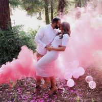 Димова шашка Для Гендер Паті, Boy or Girl, колір Рожевий, 60 сек