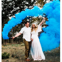 Димова шашка Для Гендер Паті, Boy or Girl, колір Синій - Хлопчик, 60 сек