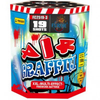 FC2519-3 Air Graffiti- фейерверк 19 выстрелов, калибр 25 мм, Furor