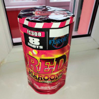 Феєрверк FC308 Red Maroons (30 мм, фонтан + 8 постр, FUROR)