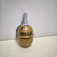 Піро-5 Г Граната навчальна, імітаційно-тренувальна РГД-5, з активною чекою, наповнювач Горох, Страйкбольна граната Піро-5 Г, Pyrosoft