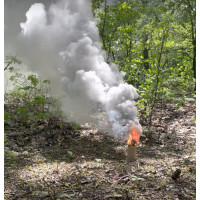 Набір димових шашок ДШc-M-12 сірник 12 шт, білий насичений дим, 60 сек для військових навчань