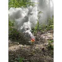 Набір димових шашок ДШк-M-6 кільце 6 шт, білий насичений дим, 60 сек для військових навчань
