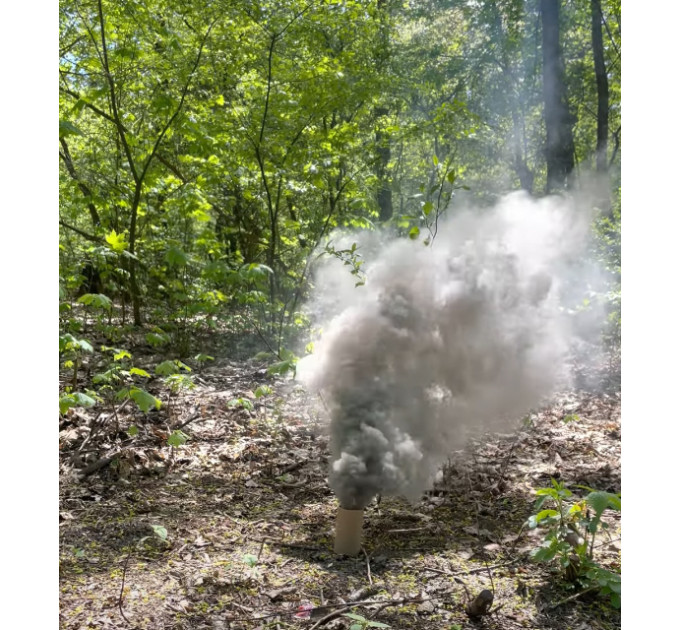 Набір димових шашок ДШc-M-6 сірник 6 шт, білий насичений дим, 60 сек для військових навчань