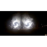 Наземное фейерверк шоу