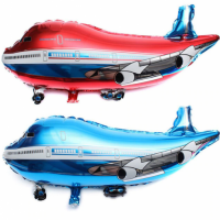 Літак фольгована куля з гелієм 