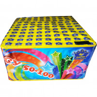 СУ50-100 - великий феєрверк 100 пострілів калібр 50 мм от ТМ ФЕЄРіЯ