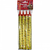 FS-5 Феєрверки в торт, холодні фонтани в торт, свічки для торту 17 см, 4 шт/уп, 60 сек FS-5 Феєрверки в торт, холодні фонтани в торт, свічки для торту 17 см, 4 шт/уп, 60 сек