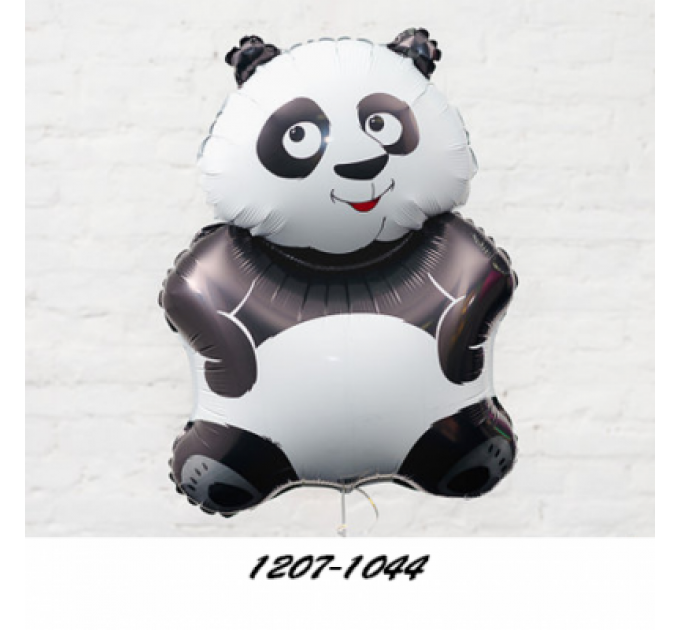 Панда - Фольгированный шар с гелием, размер 83х56см (1207-1044)