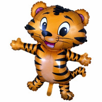 Тигренок - Фольгированный шар с гелием, размер 92х72 см (1207-1500)