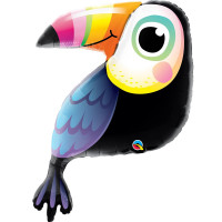 Тропический Тукан - Фольгированный шар с гелием, размер 104 см (3207-2219)