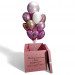 Коробка сюрприз з кульками "З Днем Народження"