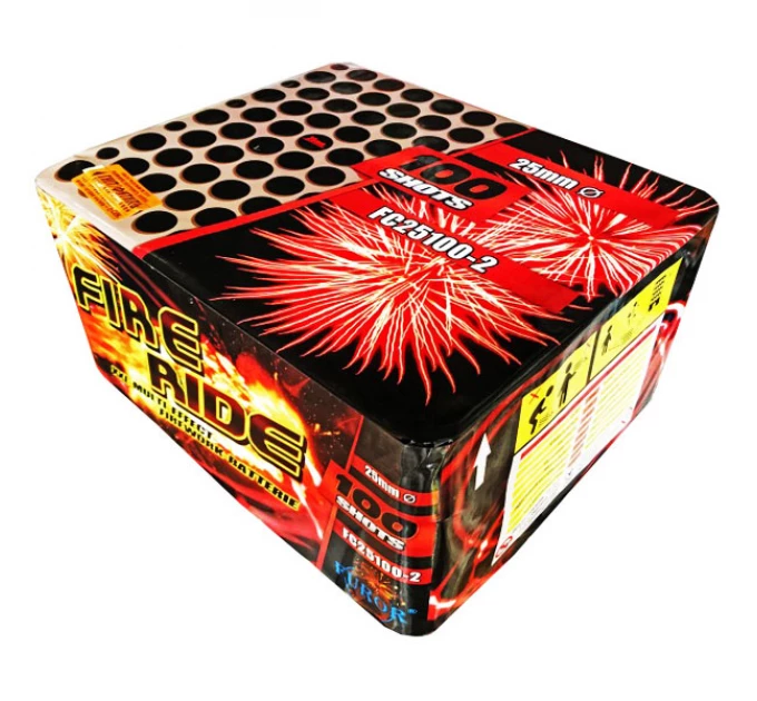 FC25100-2 Fire Ride феєрверк на 100 пострілів, калібр 25 мм, ФУРОР