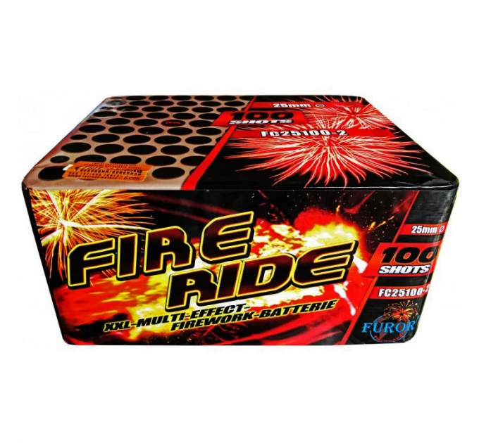 FC25100-2 Fire Ride феєрверк на 100 пострілів, калібр 25 мм, ФУРОР
