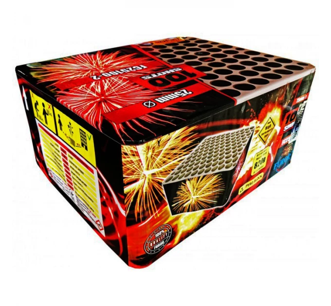 FC25100-2 Fire Ride феєрверк на 100 пострілів, калібр 25 мм, ФУРОР