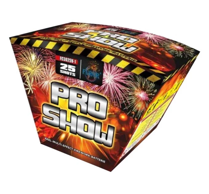 PRO SHOW FC3025V-1 (25 пострілів, 30 мм, феєрверк віяло Furor)