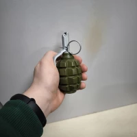 Граната учбова Ф-1, Піро-Ф1м з активною чекою, клас петарди Корсар 6, наповнювач Крейда, Страйкбольна граната Ф-1, Pyrosoft